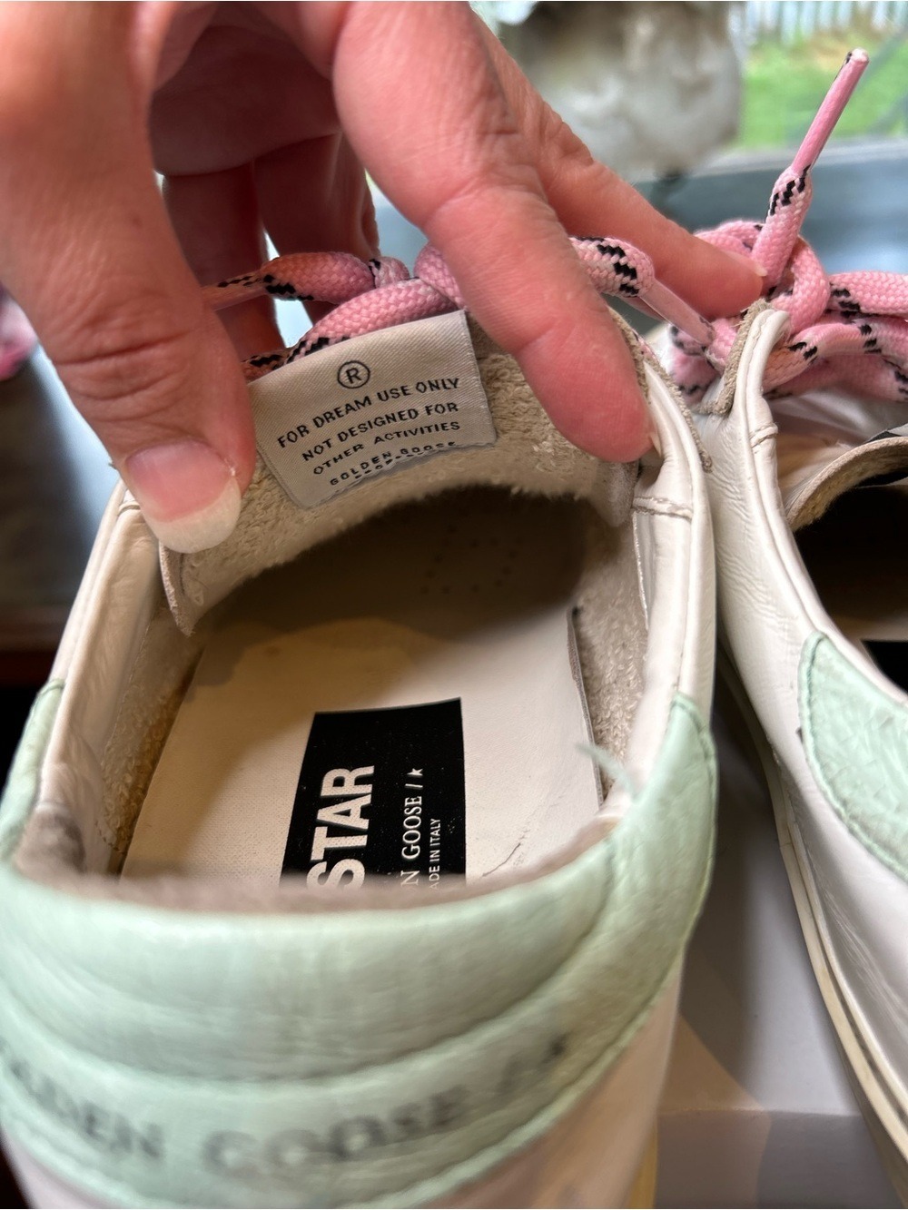 Golden Goose Hi Star Glitter Star Pink Laces Sneaker EU 38 - Picture 12 of 15